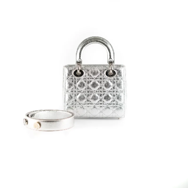 ITEM 10 - Dior My Lady Dior Small Metallic Silver