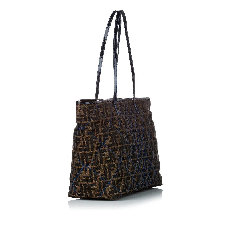 Fendi Zucca Roll Quilted Canvas Tote Bag (SHG-30596)