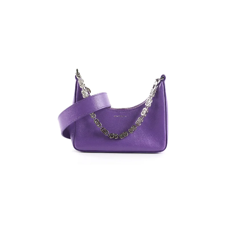 Givenchy Mini Moon Cut Out Bag Ultraviolet