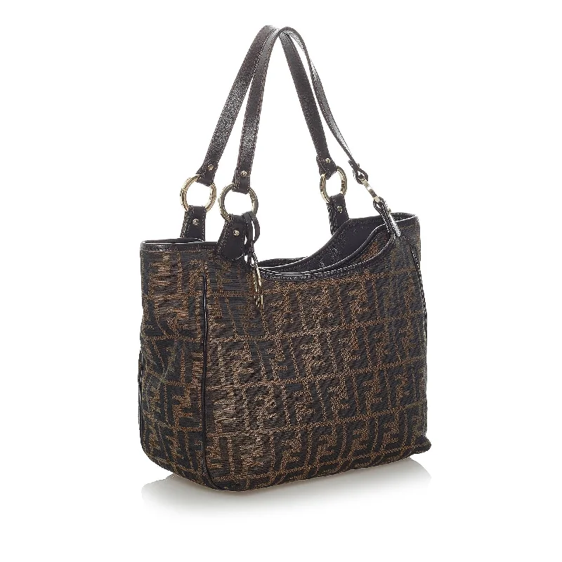 Fendi Zucca Canvas Shoulder Bag (SHG-33151)