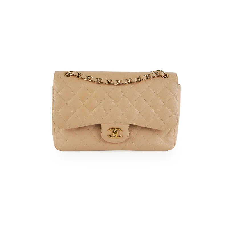 Chanel Jumbo Double Flap Light Beige