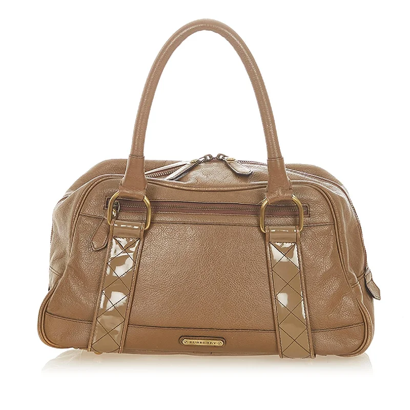 Burberry Leather Handbag (SHG-19189)