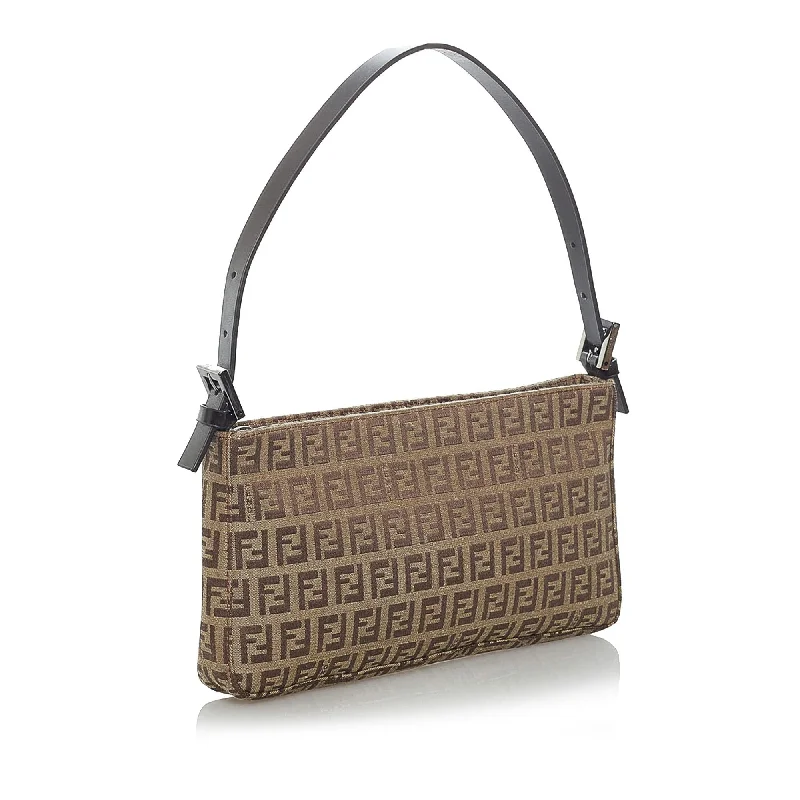 Fendi Zucchino Canvas Baguette (SHG-29391)