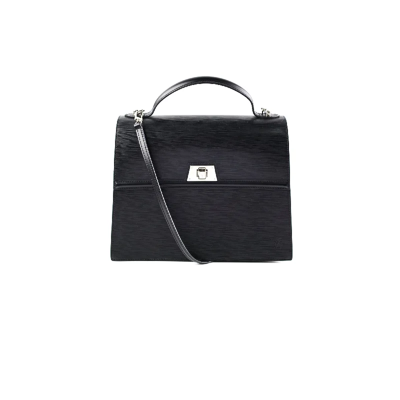 Louis Vuitton Epi Shoulder Bag Black