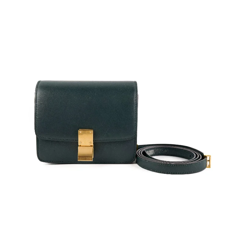 Celine Teen Box Bag Dark Green