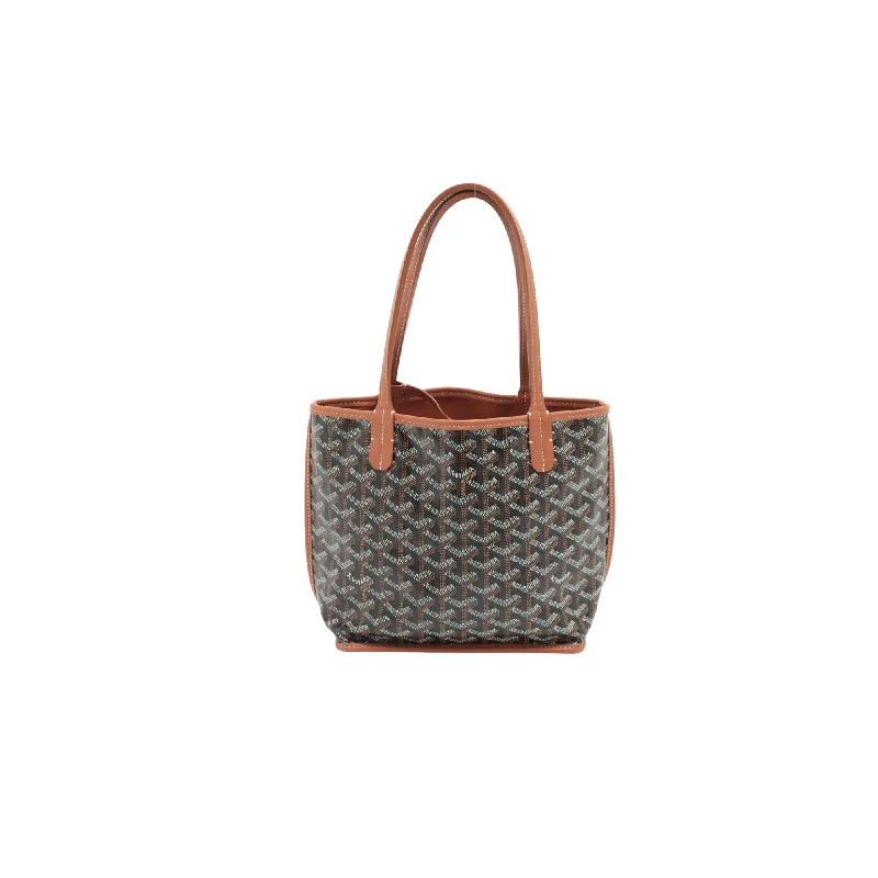 ITEM 11 - Goyard Anjou Mini Tote Tan