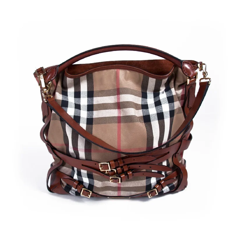 Burberry Bridle House Check Gosford Hobo