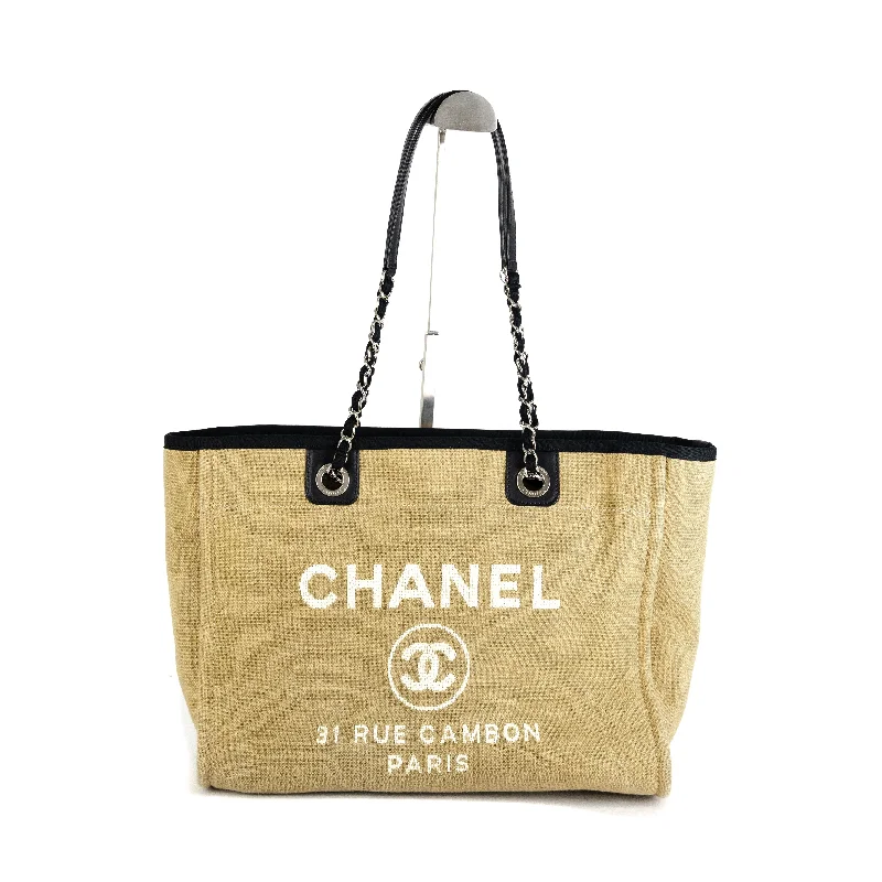 Chanel Deauville Tote Sand