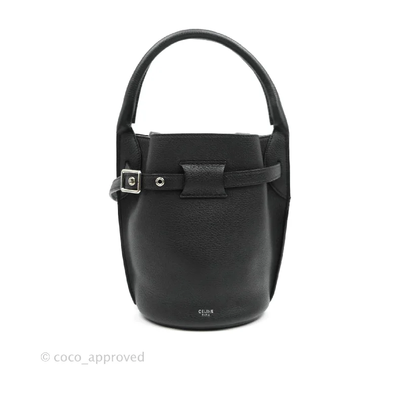 Celine Big Bag Nano Bucket Black Grained Calfskin