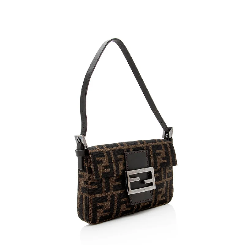 Fendi Zucca Mini Baguette Shoulder Bag (SHF-19228)