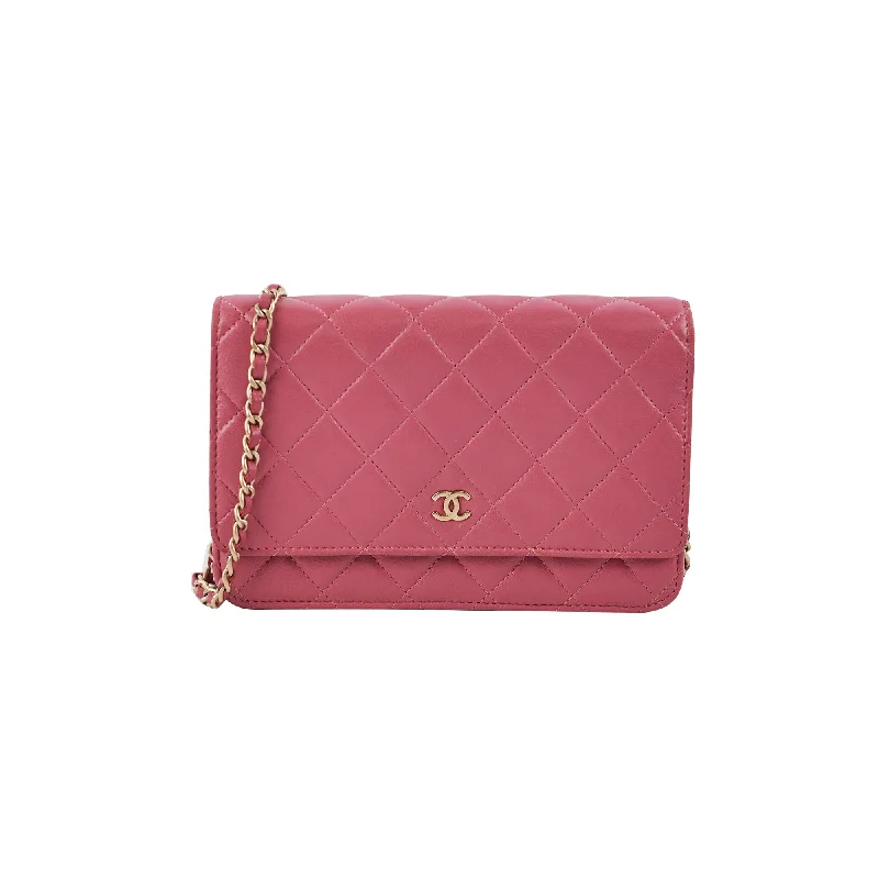 Chanel Wallet On Chain WOC Pink