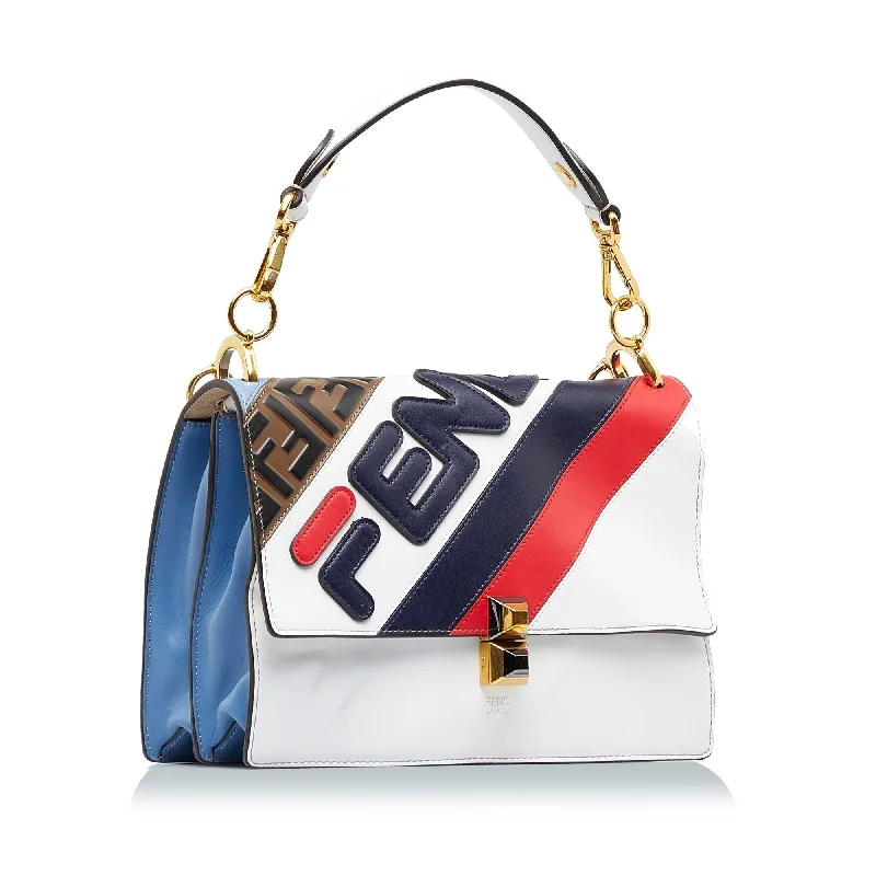 Fendi x FILA Kan I Mania Logo Satchel (SHG-McSL0p)