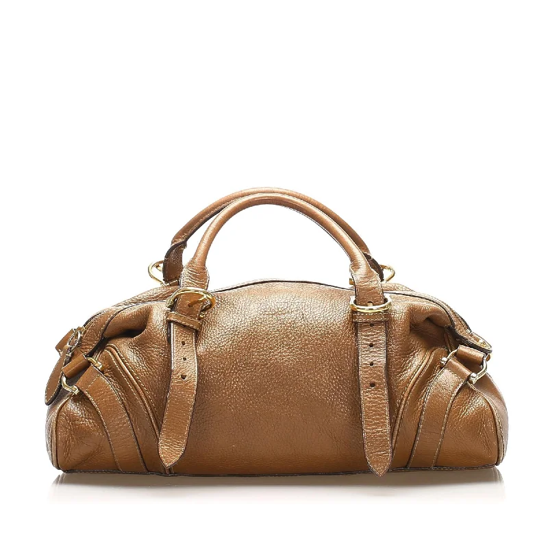 Burberry Leather Handbag (SHG-15092)