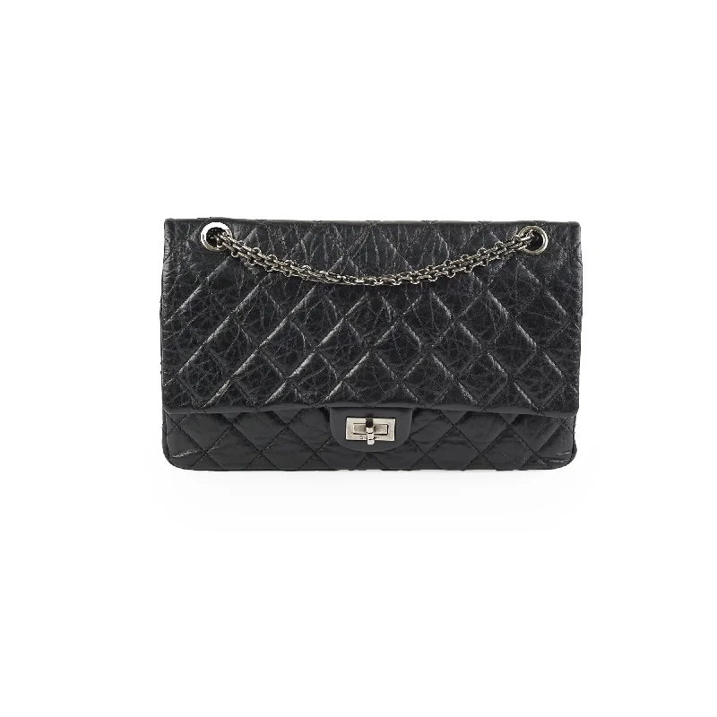 Chanel Reissue 226 Black Calfskin Shoulder Bag