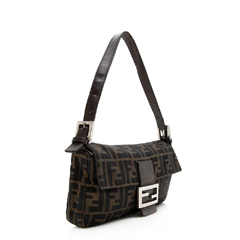 Fendi Zucca Baguette Shoulder Bag - FINAL SALE (SHF-20855)